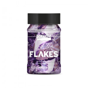 Fulgi de folie colorata 100 ml (1 g) - Mov deschis
