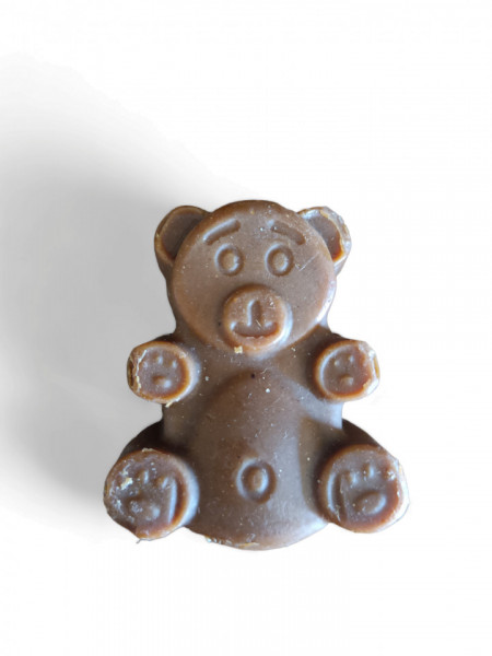 SĂPUN PREMIUM - Ursuleț cu Lapte de migdale & Cacao 50 gr
