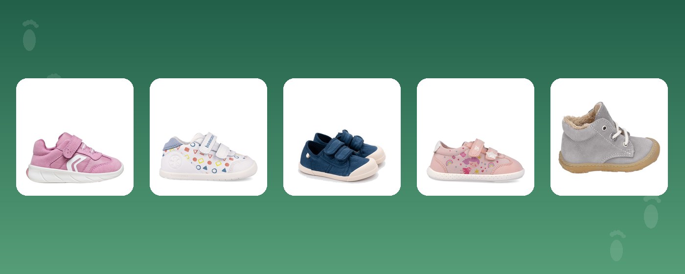 Cinci modele barefoot pentru copii: Geox Foot-Run, Biomecanics, Igor Lona, Garvalín și Ricosta