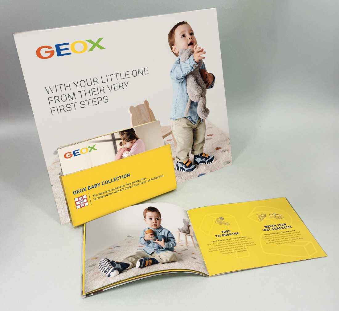 Card oficial Geox Babypop — încălțăminte pentru primii pași