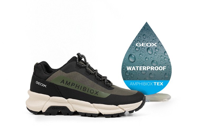 Card oficial Geox Waterproof — încălțăminte impermeabilă care respiră
