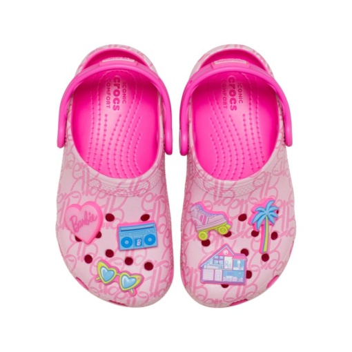 Sandale plaja copii Crocs Classic Pikachu Pink | încălțăminte