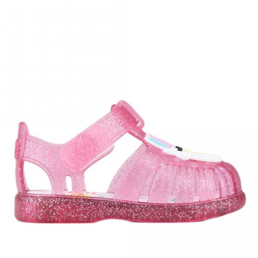 Sandale plaja fete Tobby Gloss Unicornio Fucsia Glitter