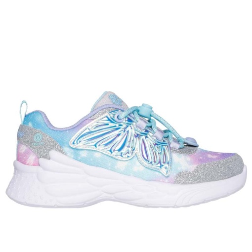 Skechers Dream Racer Wing Brites Silver L 303055L-SLLV
