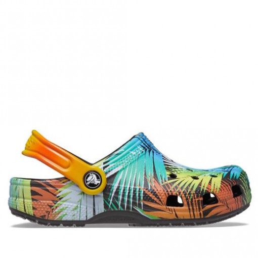 Sandale plaja baieti Classic Crocs Pool Party Clog K Multi