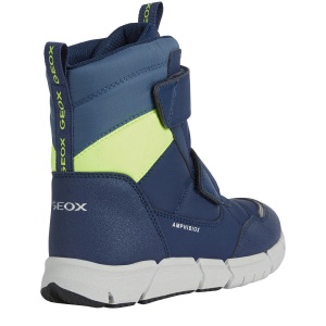 Apreschi impermeabil baieti J Flexyper B.B ABX Navy Flou/Yellow — vedere din față