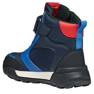 Apreschi impermeabil băieți Geox J Trekkyup Boy B Abx Navy Red — vedere din spate