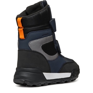 Apreschi impermeabil băieți Geox Trekkyup Boy B Abx Navy Silver — vedere din față