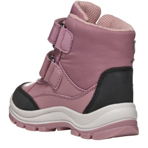 Apreschi impermeabil fete Geox Flanfil Girl B Abx Dk Pink — vedere din spate