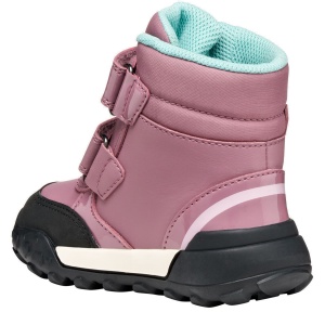 Apreschi impermeabil fete Geox Trekkyup Girl B Abx Dk Pink — vedere din spate