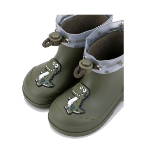 Cizme barefoot cauciuc băieți Igor Mendi Dino - Img 5