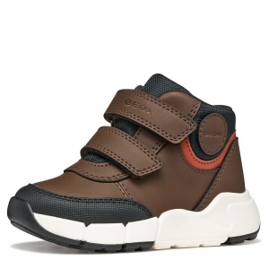 Ghete baieti Flexyper Mini Boy Dk Brown/Brick - B666GA/0MEBC/C6R6B - lateral interior