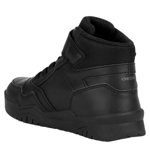 Ghete băieți Geox Perth Perth Boy Black — vedere din spate