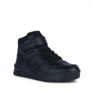 Geox Ghete Baieti Perth B.F Black incaltaminte copii bigstep
