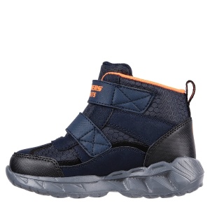 Ghete băieți Skechers Magna Lights Frosty Fun Navy Black - Img 3