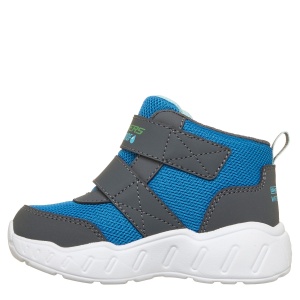 Ghete baieti Skechers Play Scene Gri - 407637N/GYBL - unghi