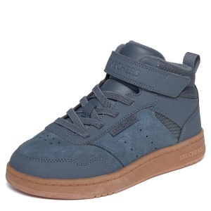 Ghete băieți Skechers Quick Street Gri - 418027L/CHAR