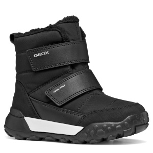 Ghete baieti Trekkyup Boy B Abx Black - J66MBA/0FU54/C9999 - din fata