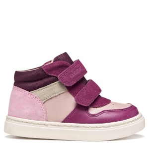 Ghete fete Geox Nashik Girl Old Rose/Dk Purple