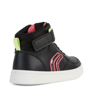 Ghete Fete J Djrock Black Fuchsia colectia Geox Respira