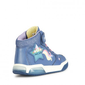 Geox Ghete Fete J Inek G.C Avio Fuchsia incaltaminte copii bigstep 