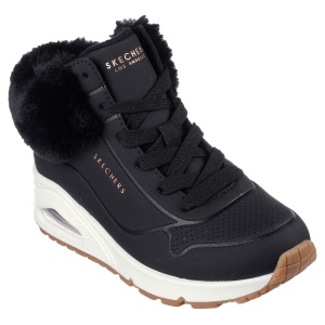 Ghete fete Skechers Uno Fall Air Black - Img 2