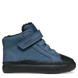 Ghete imblanite baieti Geox Gisli Boy Denim