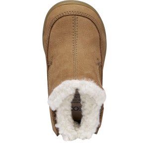 Ghete imblanite baieti Macchia Boy Tobacco - B664NB/00033/C6777 - de sus