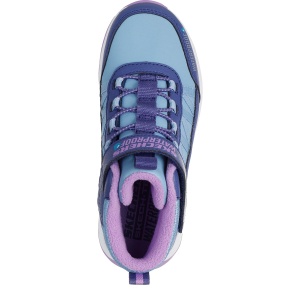 Ghete impermeabile fete Skechers Storm Blazer Navy Purple mărimi 27-32 — vedere de sus