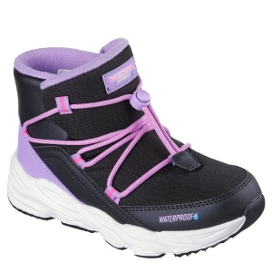 Ghete impermeabile fete Skechers Turbo Tread Black Multi — vedere în perspectivă