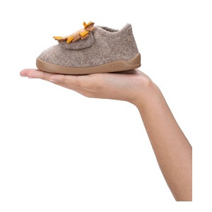 Incaltaminte interior băieți Igor Homie Leon Taupe (barefoot) - W10329/183