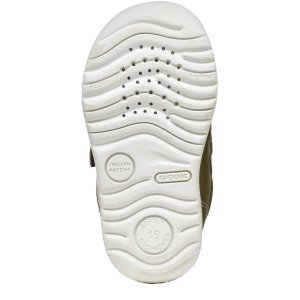 Pantofi băieți Geox First Steps Macchia Boy Pistachio — talpa