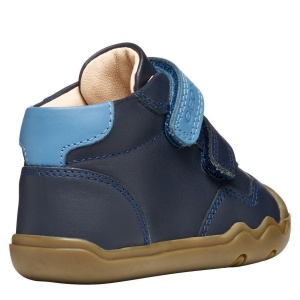 Pantofi băieți Geox Steppieup Boy Navy Avio — vedere din față