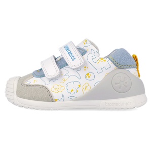 Pantofi băieți primii pași Biomecanics 262120-C050 Blanco - Img 5