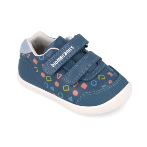 Biomecanics Pantofi barefoot baieti 262166-A556 Petrol încălțăminte primii pasi bigstep