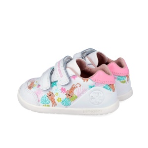 Biomecanics Pantofi barefoot fete 262156-A050 Blanco încălțăminte primii pasi bigstep