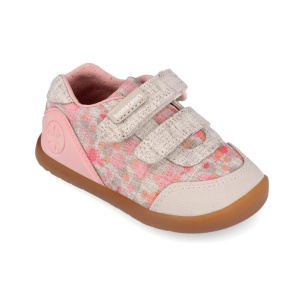 Biomecanics Pantofi barefoot fete 262192-A103 Beige încălțăminte primii pasi bigstep