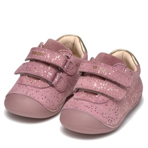 Pantofi bebeluși Geox Tutim Pink Platinum - B9440B/007NF/C8233 - perechea