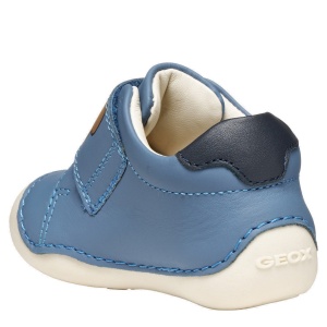 Pantofi bebeluși primii pași Geox Tutim Avio Dk Navy — vedere din spate