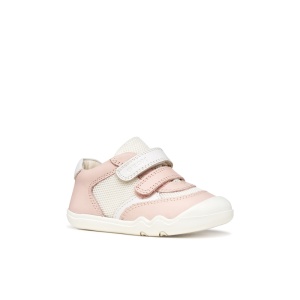 Geox Pantofi fete Steppieup Girl Lt Rose White B6563A-08514-C8W1Z încălțăminte primii pasi bigstep