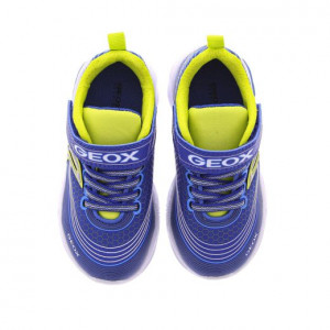 Geox Pantofi sport baieti Assister B.A Royal Lime