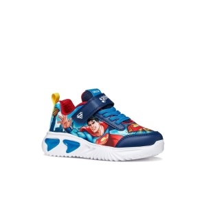 Geox Pantofi sport baieti Assister Boy Navy Lt Blue încălțăminte copii bigstep