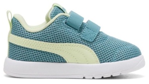 Pantofi sport baieti Courtflex V3 Mesh Inf Baltic Sea Blue-Apple