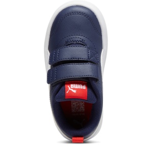 Pantofi sport baieti Courtflex V3 V Inf PUMA Navy-PUMA White-PUMA Red - 310252/03 - lateral interior