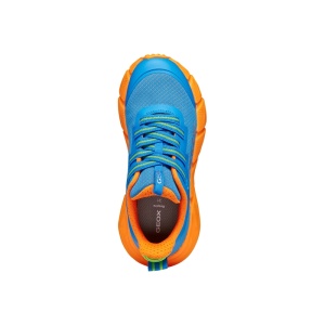 Geox Pantofi sport baieti Flexyper Fast Boy Lt Blue Orange  J46N1A-0149J-C0573 incaltaminte copii bigstep