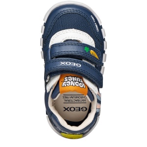 Pantofi sport băieți Geox Iupidoo Looney Tunes Boy Lt Navy — vedere de sus