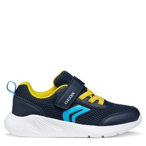 Pantofi sport băieți Geox Sprintye Navy Yellow