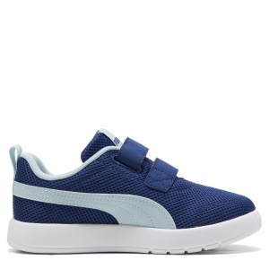 Pantofi sport băieți Puma Courtflex V3 Mesh PS Blue Jewel-Lucite — vedere laterală opusă