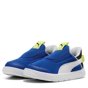 Pantofi sport băieți Puma Courtflex v3 Sliptech Inf Vivid Blue