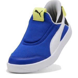 Pantofi sport băieți Puma Courtflex v3 Sliptech PS Vivid Blue - vedere în perspectivă - 399734/05